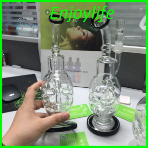 Wholesale Price 2015 New Skull Recycler Water Pipe